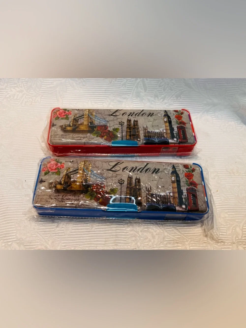 London Souvenir Plastic Pencil Cases 2 8.5